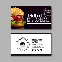 Plantilla de tarjeta de visita de hamburguesa _ Vector Gratis.webp